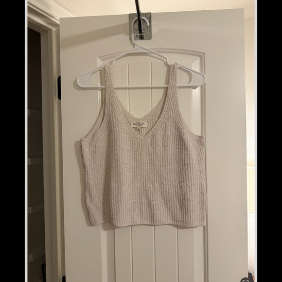 NATION LTD Cece Knit Tank in Porcelain | Size M - Picture 5 of 7